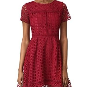 Red Cupcakes & Cashmere lace dress